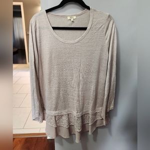 Kori America size Small tan tunic